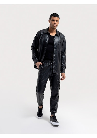 Regular Fit Erkek Pantolon Siyah