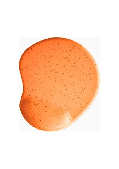 Oval Turuncu Kum Desen Bilek Destekli Kaymaz Bilgisayar Notebook Mouse Pad-bileklikli Maus Ped