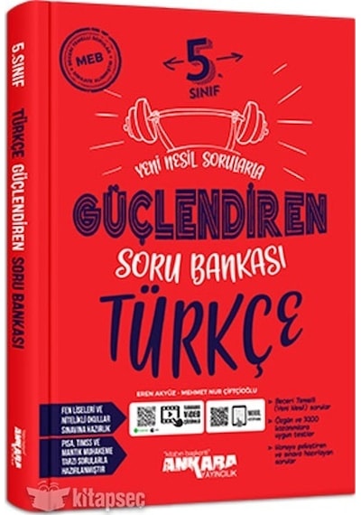 5. Sınıf Türkçe Güçlendiren Soru Bankası Ankara Yayın