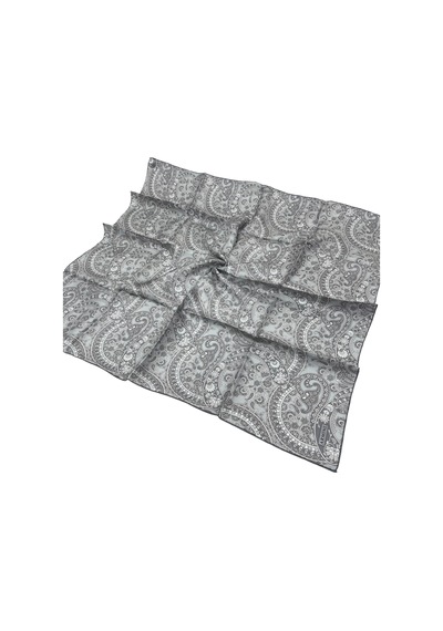 Armine İpek Eşarp 2025 Yaz - 9304-02 Gri Twill Gri