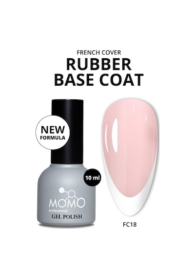 Momo Professional French Cover Rubber Base Coat Fc18 10 Ml