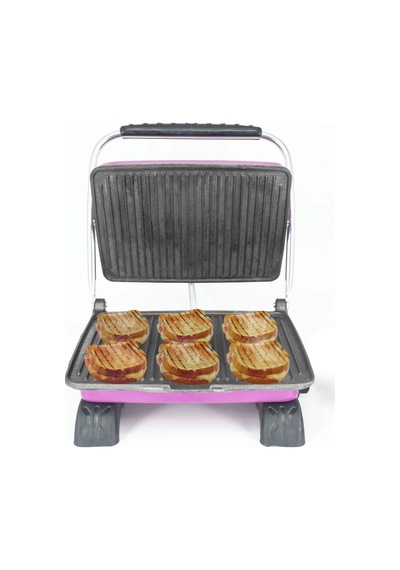 Dökümix Demir Döküm Tost Makinesi Lila + Tel Fırça