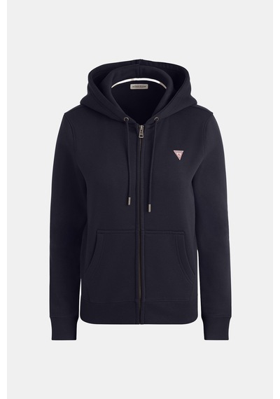 Guess Kadın Fermuarlı Sweatshirt - Lacivert Lacivert