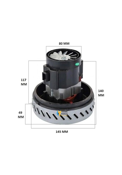 Rowenta Uyumlu Ru 108 Süpürge Motoru 1400w Ht100 Adet-set