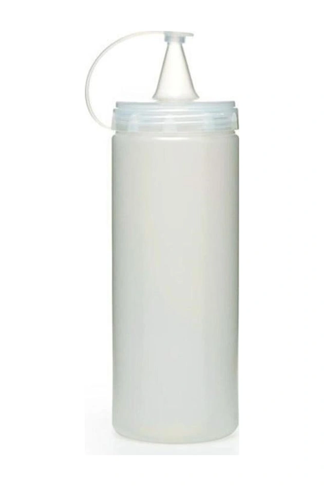 Mcg Şeffaf Kapaklı Sızdırmaz Yağlık Sosluk Şişesi Plastik Yağdanlık 400 Ml Ap-9028 Renkli
