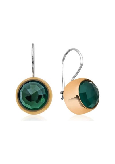 Gumush Gümüş Otantik Zümrüt Küpe N11.46148