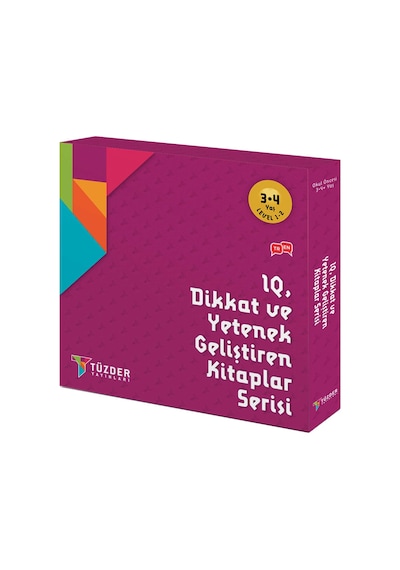 6'Lı Set 3-4 Yaş / Iq Dikkat ve Yetenek Geliştiren Kitaplar