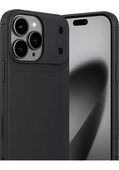 Newface Apple İphone 17 Pro Auto Focus Karbon Kapak - Siyah