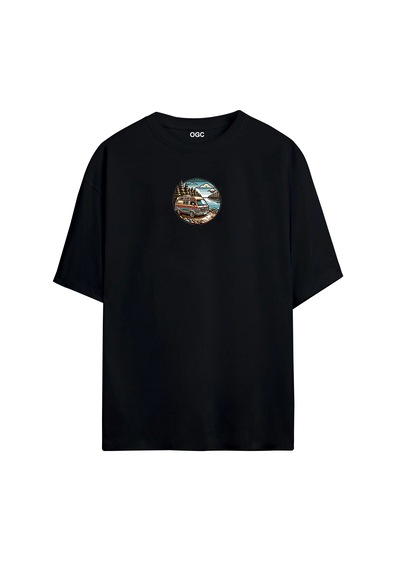 Ogc Karavan Oversize Unisex T-shirt Siyah