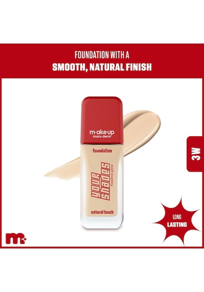 Lexroo Make Up Maruderm Pürüzsüz Görünüm Sağlayan Yarı Mat Bitişli Uzun Süre Kalıcı Fondöten 3w 30