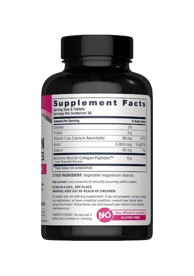 Grassfed Collagen Peptides 6000 Mg 180 Tablet