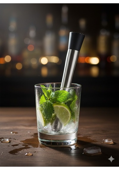 Premium Metal Kokteyl Ezici Bar Tokmağı Renkli