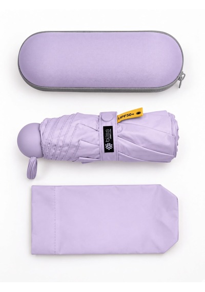 Bliss Umbrella Kapsül Şemsiye - Uv Korumalı Güneş Şemsiyesi Mor