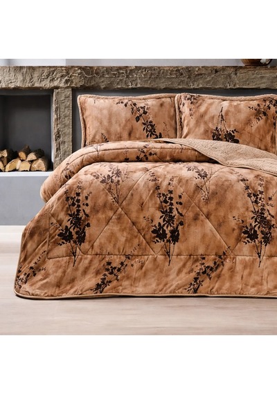 Comforter Yatak Örtüsü Seti 3 Parça - Çift Kişilik Serena