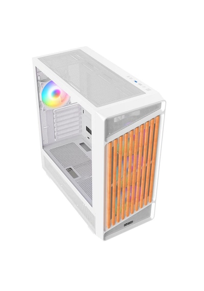 Fazeon F19 750w 80plus Bronze 4x120mm Argb Fanlı Atx Beyaz Bilgisayar Kasası