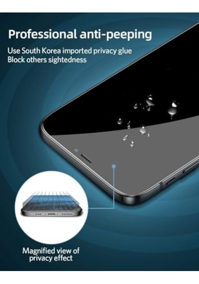 Ayrex İphone 11 İle Uyumlu Tam Kaplayan Temperli Antistatik Hayalet Cam Ekran Koruyucu Privacy Vnkah İphone 11 İle Uyuml