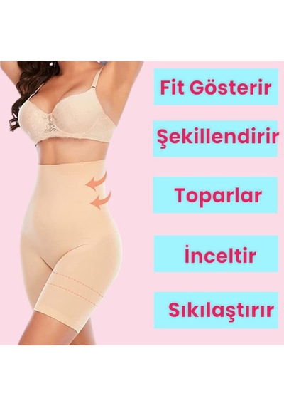 Mood Agenda Kadın Yüksek Bel Basen Toparlayıcı Korse Ten Rengi
