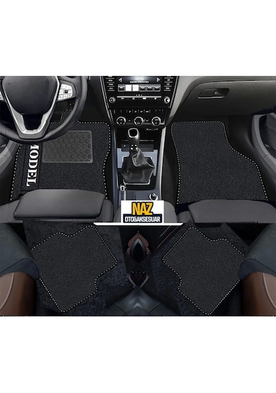 Ford Focus 3 2011-2014 Siyah Halı Siyah Kenar Petek Topuk