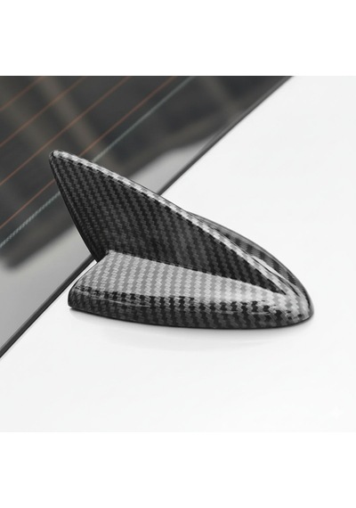 Karbon Fiber Desenli Oto Anten Süs Köpekbalığı Shark Araba Araç Dekoratif Süs Anteni Üniversal Ps-216