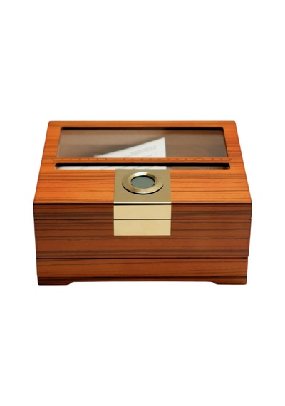 Premiumquality Quito Kahverengi Sedir Humidor Puro Kutusu - Tr9631