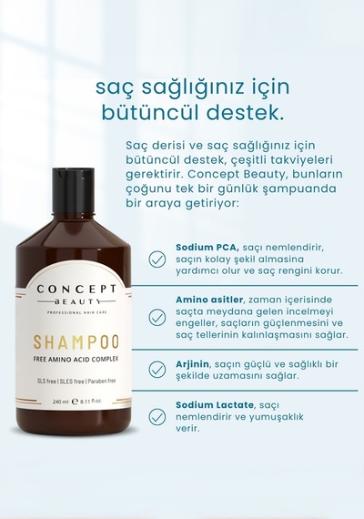 Concept Beauty Şampuan 240 ML