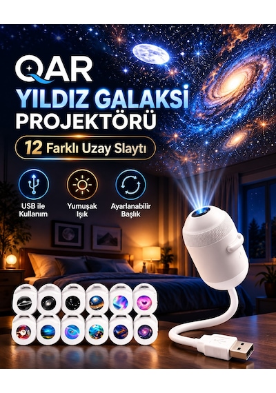 Yıldızlı Gökyüzü Projeksiyonlu Gece Lambası Kapsül Tasarım Dokunmatik Tuşlu Dekoratif Led Yıldız Projektör Çocuk Odası Yatak Odası Beyaz Yıldızlı Gökyüzü Projeksiyonlu Gece Lambası Kapsül Tasarım Dokunmatik Tuşlu Dekoratif Led Yıldız Projektör Çocuk Odası Yatak Odası Beyaz