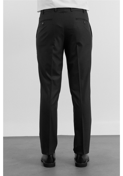 İmza Yan Cep Açık Paça Bez Ayağı Comfort Fit Esnek Pantolon 1003255127 Siyah