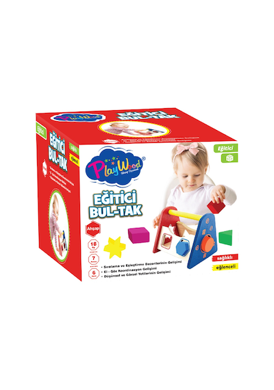 PlayWood Ahşap Eğitici Bul-Tak ONY-315