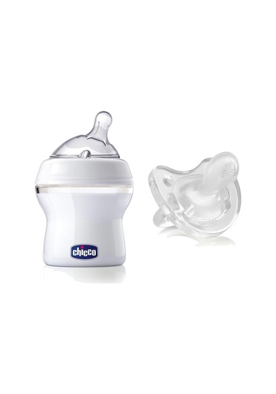 Chicco Natural Feeling Biberon 150 Ml + Physio Soft Silikon  Emzik Pembe