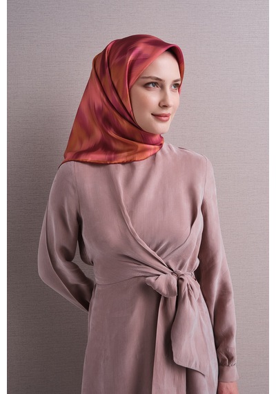 Armine Sura İpek Eşarp 2026-2027 - Sonbahar Kış-asm9605 Sıklement-sarı