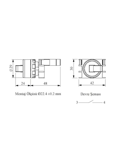 Emas B100c B Start Mandallı