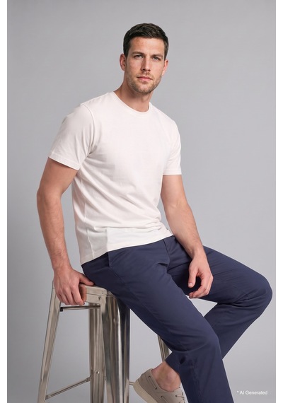 Defacto %100 Pamuk Relax Fit Bisiklet Yaka Baskılı Kısa Kollu Tişört I6275ax26auwt32 Beyaz-wt32