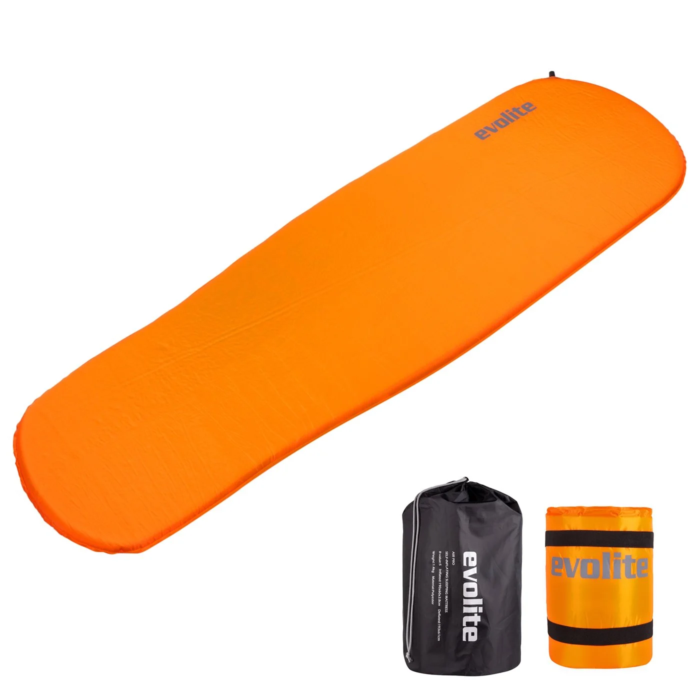 Evolite Luno 3.8 Cm Şişme Kamp Matı Turuncu
