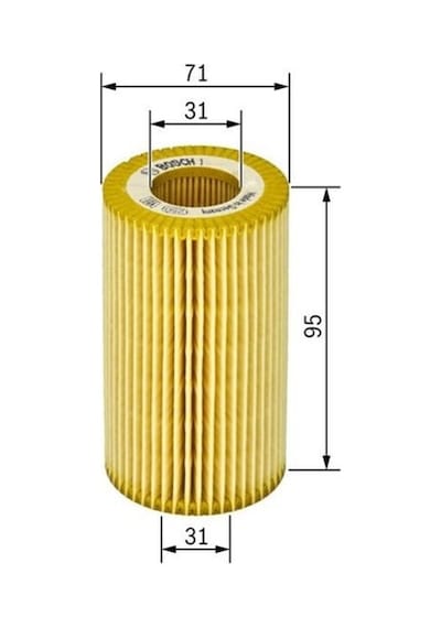 Bosch Yağ Filtresi Mercedes W203-W204-W211-W164-JEEP Grand Cherok