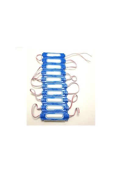 Ledwell Cob Ledli Mercekli Modül Led Mavi - 5Adet