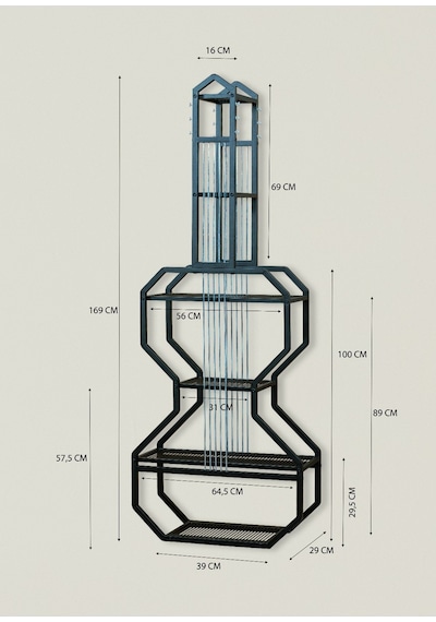 Metal Raflı Modern Gitar Kitaplık Salon Düzenleyici Çalışma Odası Dekoratif Mutfak Raf Ünite Siyah Metal Raflı Modern Gitar Kitaplık Salon Düzenleyici Çalışma Odası Dekoratif Mutfak Raf Ünite Siyah
