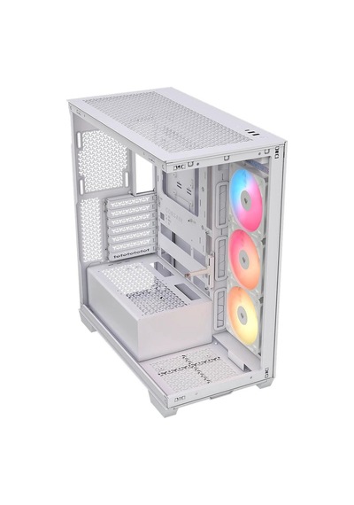 3500x Rs-r Beyaz 3x120mm Argb Fan Temperli Cam Usb 3.2 Mid Tower E-atx Gaming Kasa Cc-9011323-ww