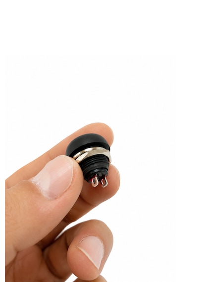 Yaylı Basmalı Kırmızı Anahtar 12 Mm On Off 10 Adet Pbs-33b 2 Pin 1a 250v Mini Yuvarlak Su Geçirmez Anahtar Pbs33b