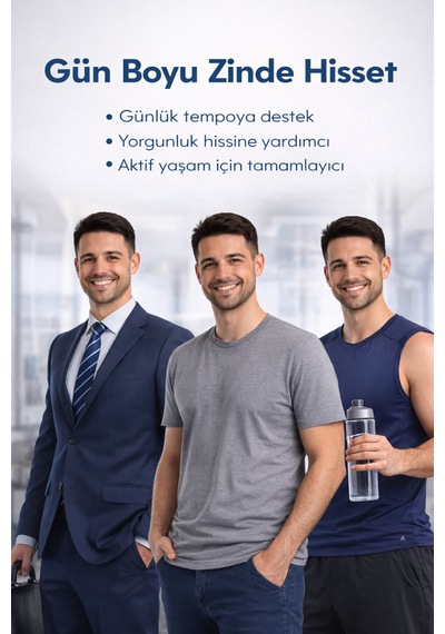 Active Man Erkeklere Özel Vitamin & Bitkisel Destek Transdermal Bant 30 Adet