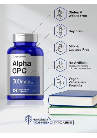 Alpha Gpc 600 Mg 120 Veg. Capsules