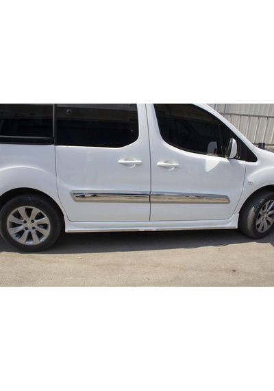 Citroen Berlingo 2 Krom Yan Kapı Çıtası 4 Parça 2008-2018   Arası