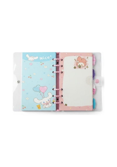 Sanrio Karakterli Mekanizmalı Organizer Defter Çok Renkli
