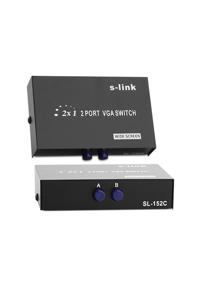 S-Lınk Sl-152C 2 Port  Vga Swıtch