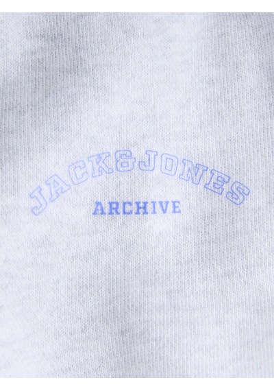 Jack & Jones Erkek Minimal Logo Baskili Esofman Alti - Gordon - 12289724 White Melange