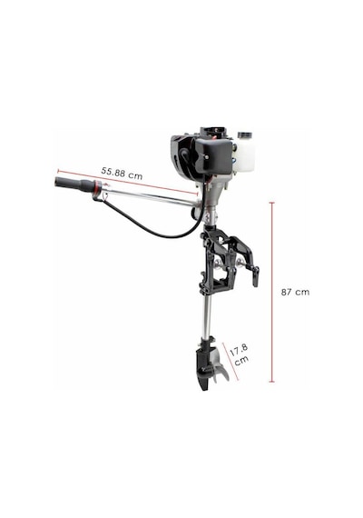 İtal Lc550b Benzinli Tekne Motoru 2.5 Hp