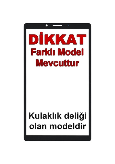 Huawei Uyumlu MediaPad T3 BG2-U01 Dokunmatik Cam Siyah - Model 1