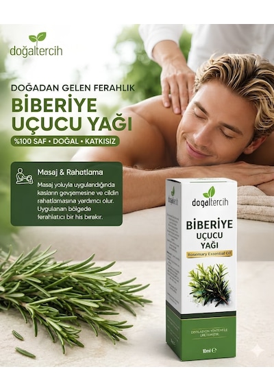 Doğaltercih Biberiye Uçucu Yağı 10 Ml