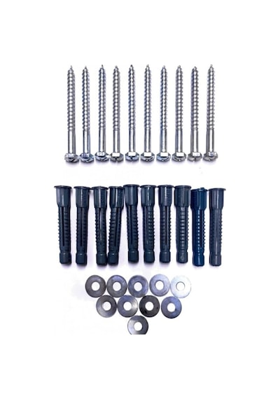 Klima Dübel 12 Mm Tuğla Dübeli( 1 Takim )( Vida - Pul ) 408407824
