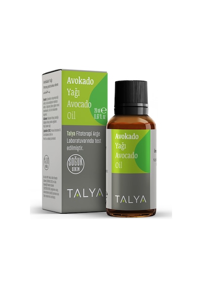 Talya Soğuk Sıkım %100 Saf ve Doğal  Avokado Yağı  20 ML