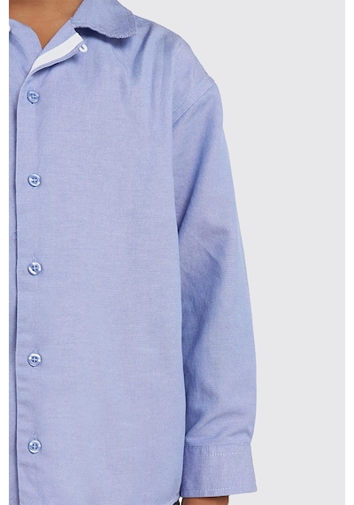 Panço Erkek Çocuk Mavi Oxford Gömlek 2421BK06004